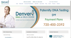 Desktop Screenshot of denverdnacenter.com